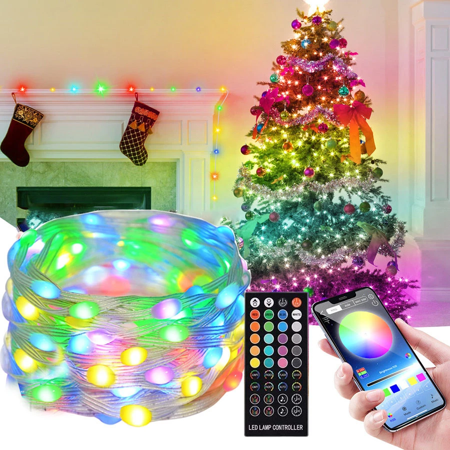 20M Bluetooth App Controlled Christmas Tree Fairy Light Dreamcolor