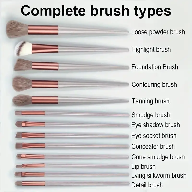 Soft Fluffy Professional Makeup Brush Set