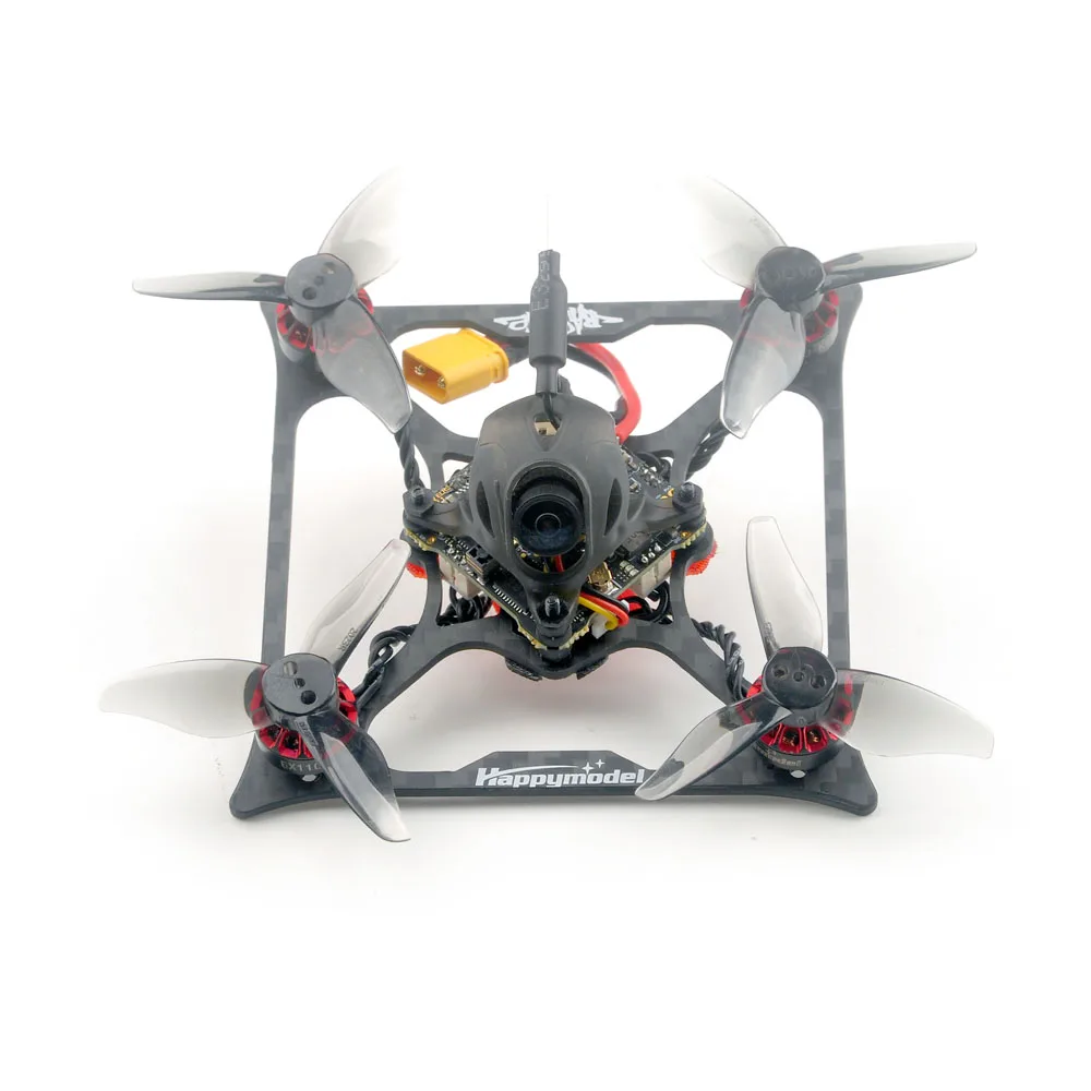 

HappyModel Bassline 2S 2inch Micro FPV Toothpick Drone X12 5in1 AIO Flight Controller 2.4G ELRS 400mW OPENVTX EX1103 KV11000