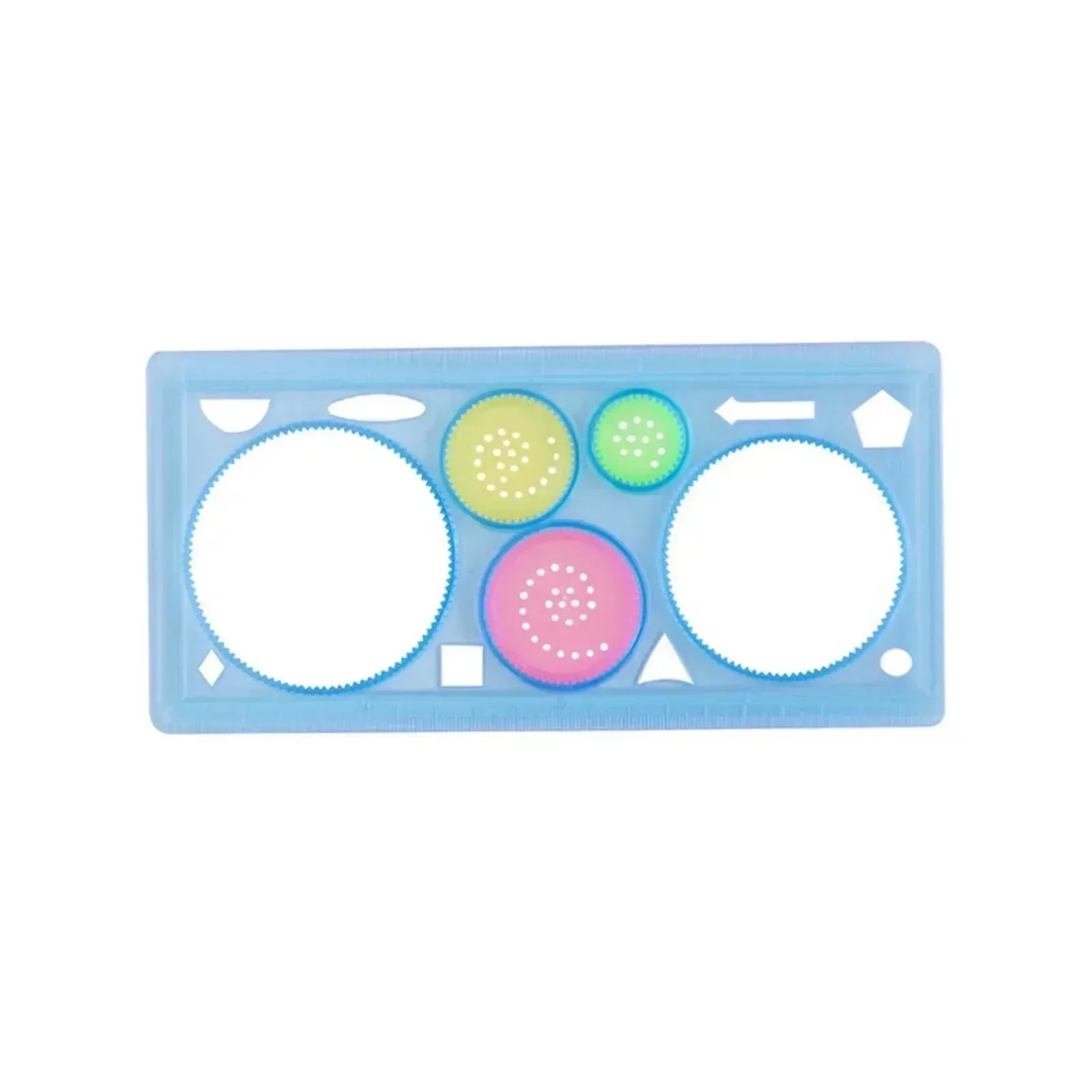 Creative Kids' Puzzle Colorful Drawing Ruler Set Learn Drawing Rule Students' DIY Tools 1pack/lot ruler set drawing ruler