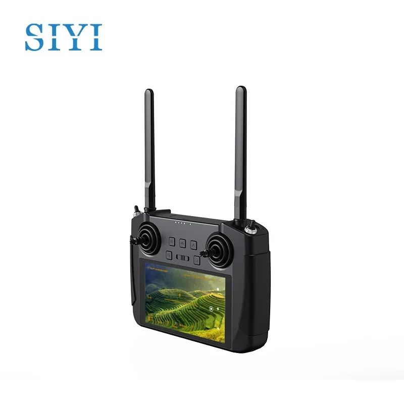 SIYI MK15 Mini Handheld Radio System Transmitter Remote Control 5.5-Inch HB Screen 1080p FPV 15KM Android OS 2G RAM 16G ROM
