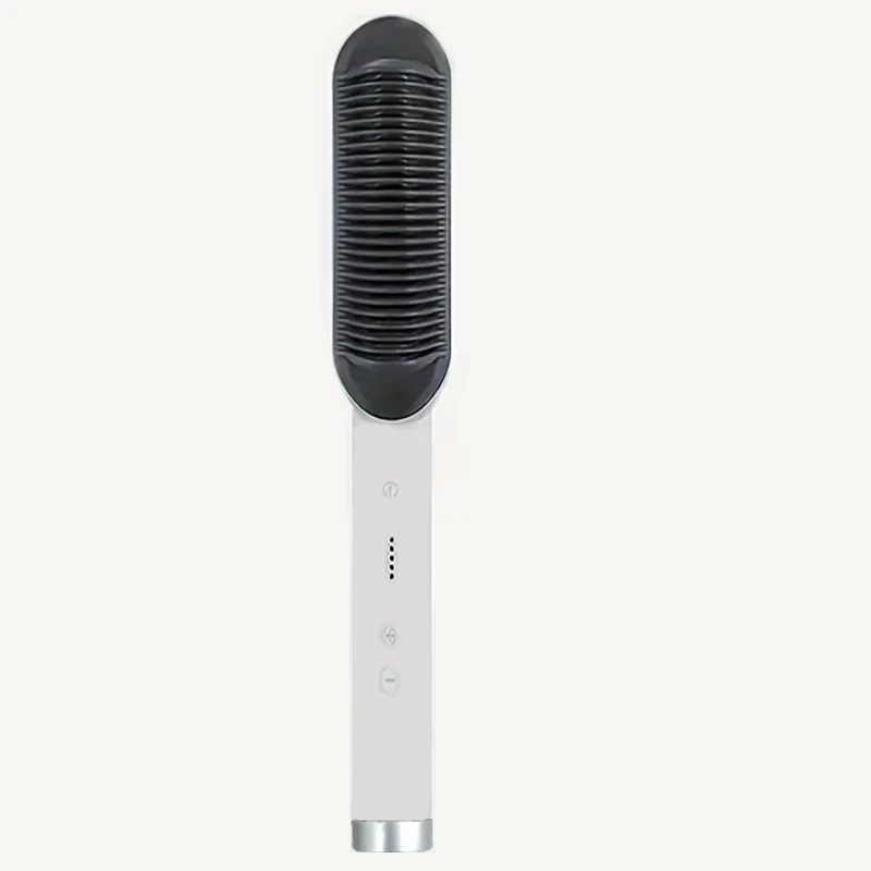 Hair Straightening Comb 1PC Plug Type Adjustable Temperature Anti-scald Design Improve Frizzy Hair- hair straightener comb