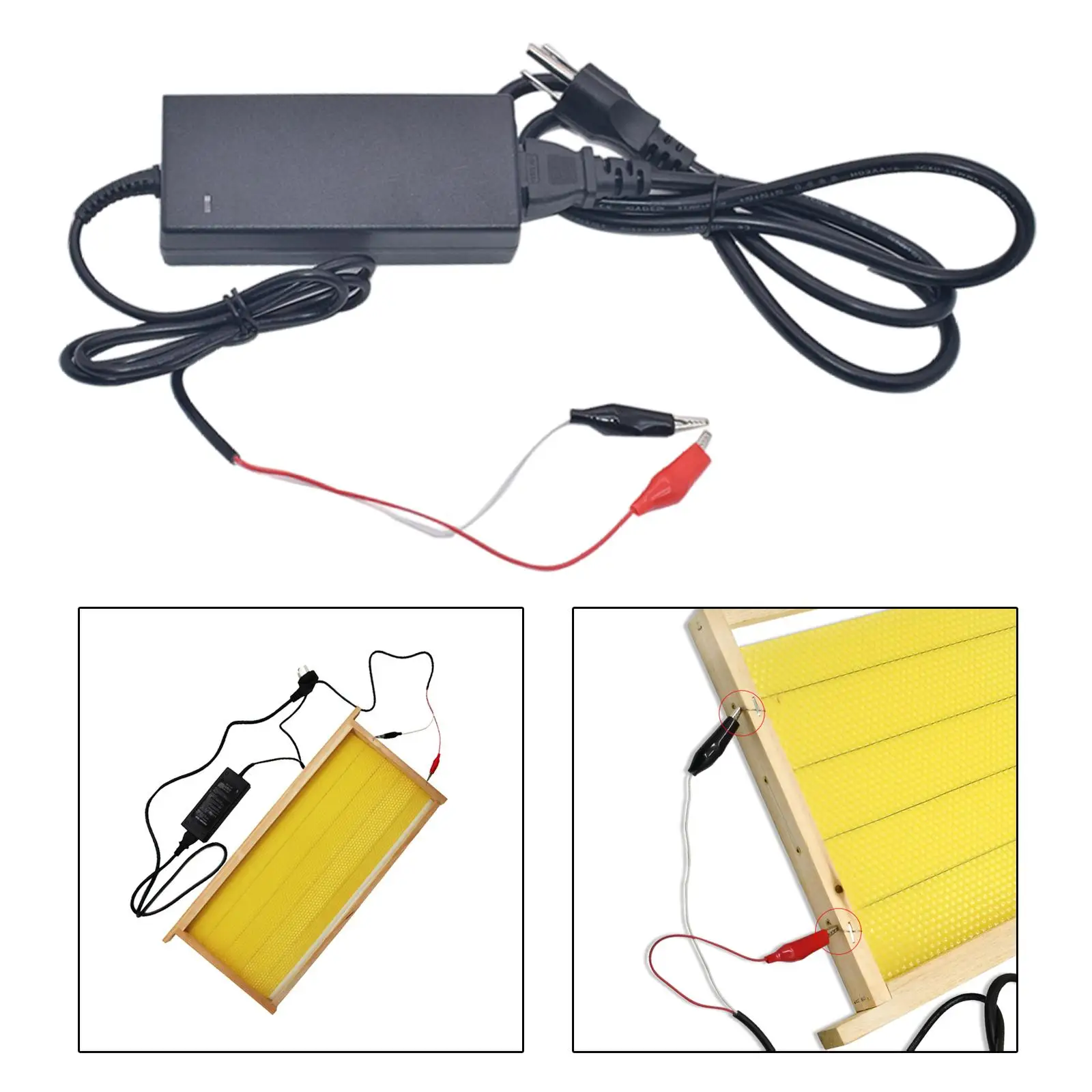 Electric Embedder Heating Device 12V 4A 220V Wax Foundation Embedder for Beekeeper Apiculture Beekeeping Tool Bee US Adapter