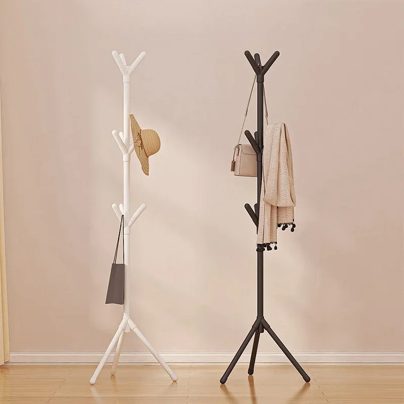 Floor Standing Clothes Rack Tree Branch Shape Multi Hook Mobile and Convenient Coat Rack for Home Living Room Clothing Storage