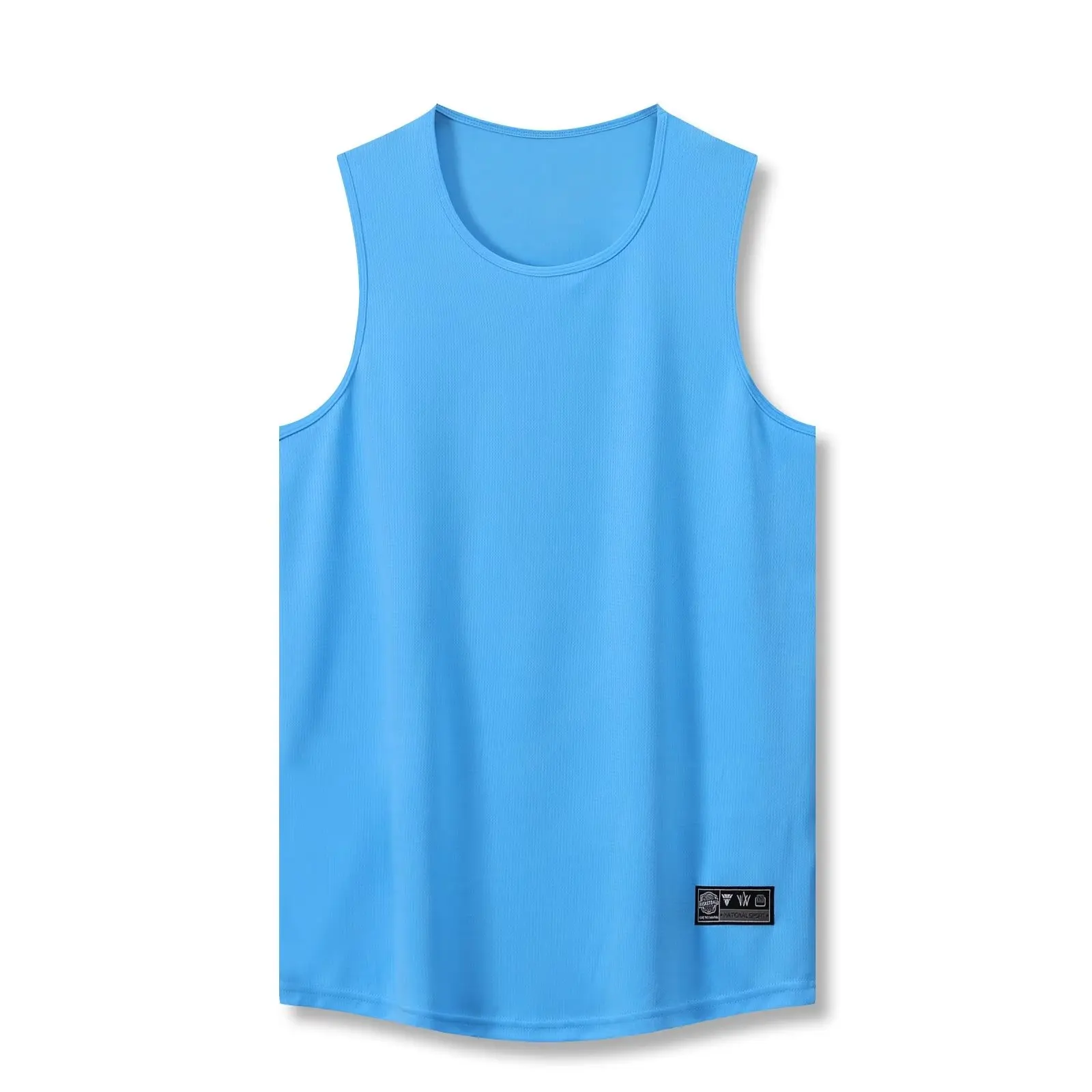 Men's Basketball Jersey Shirt Crossfit Male Sports Marathon Running Tank Top Jogging Gym Fitness Vest Solid Color Quick Dry