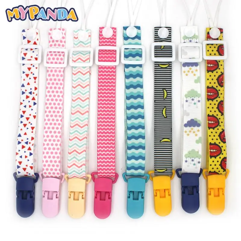 

Adjust Anti-drop Buckle Strap Anti-lost Fixed Button Baby Pacifier Clip Chain Cartoon Pacifier Ribbon Dummy Soother Holder Chain