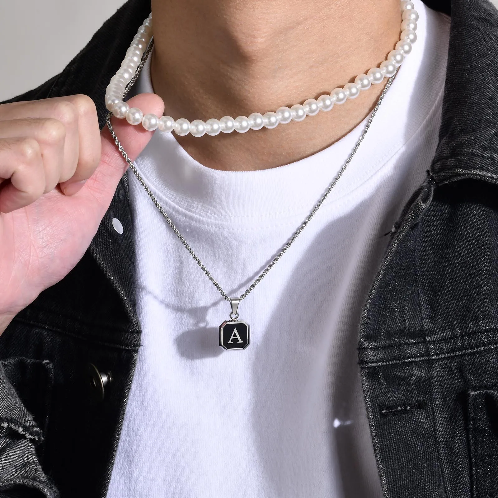 black-initial-necklace-az-stainless-steel-pendant-for-men-women