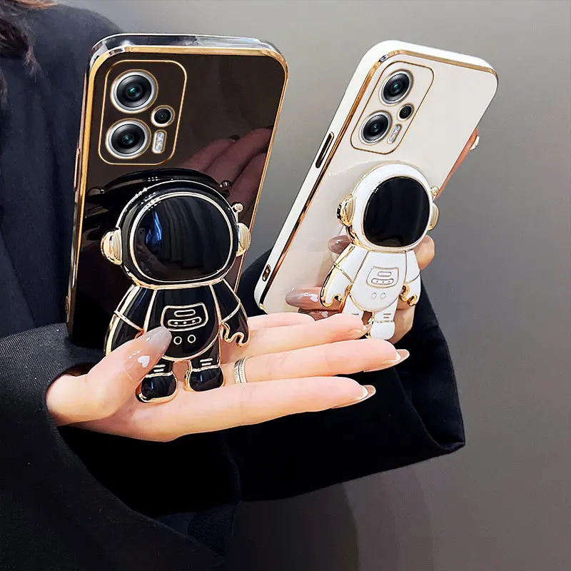 

Luxury Astronaut Holder Case For Redmi Note 11T Pro Soft Cover For Xiaomi Redmi note11 Phone Cases Redmi note 11T Pro 11S Coque