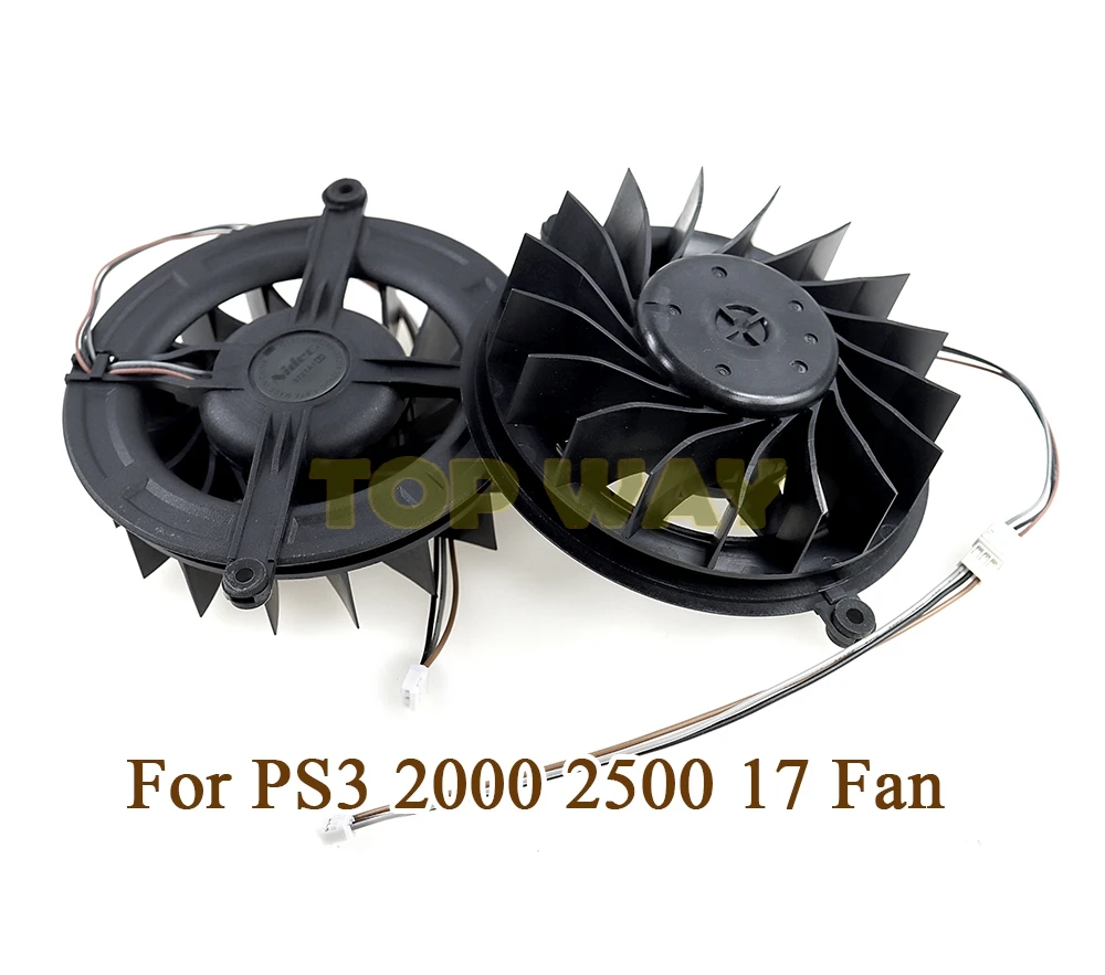 

15PCS Brushless Cooling Fan For Sony Playstation 3 PS3 Super Slim 17 Blades 2000 2500 3000 4000 3K 4K Cooler