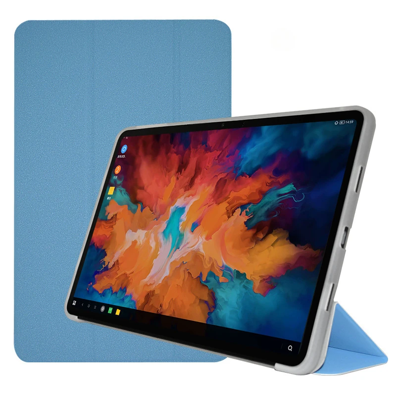 Slim Folding Trifold Stand PU Leather Tablet Case with Auto Wake/Sleep Feature