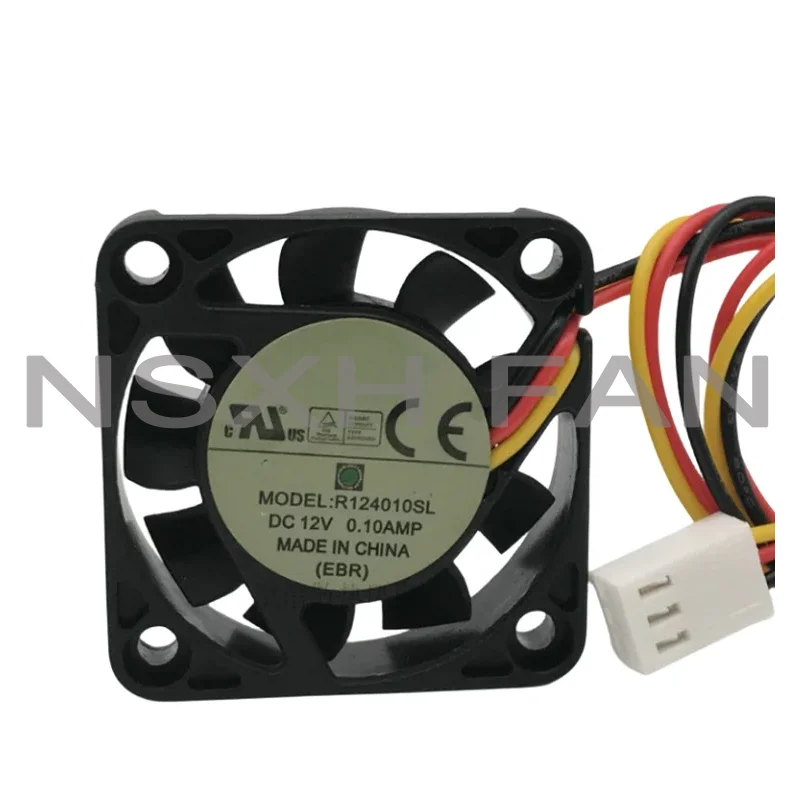 

New CPU Cooler Fan R124010SL 12V 0.10A 4CM 4010 3-Wire Silent Cooling Fan