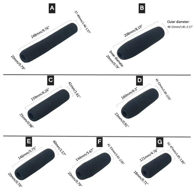 Microphone Cover Microphone Accessories Microphone Windscreen Higher Density Black Sponge Foam Microphone Windscreen Shrinkage Sponge Cover Handheld Stage Mic Windscreen