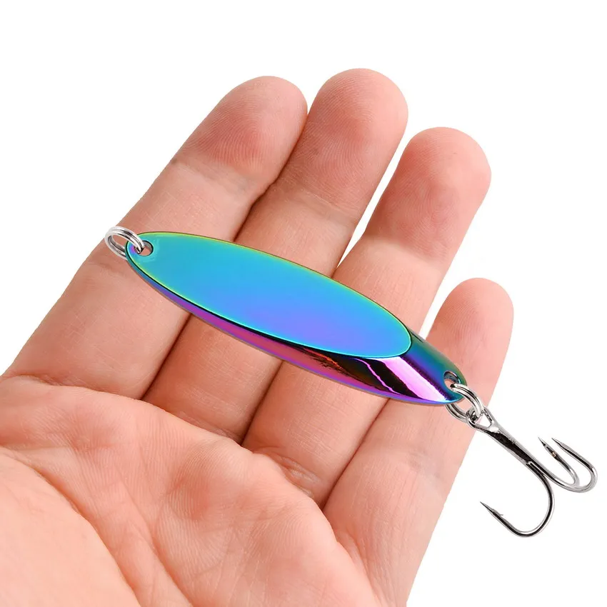 1pcs Metal Spinner Spoon Lures Trout Fishing Lure Hard Bait Sequins  Paillette Artificial Baits Spinnerbait Fish Tools 7g-28g - AliExpress