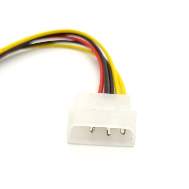 15cm 5pcs/Lot 8 Pin PCI Express Male To Dual LP4 4Pin Molex IDE PCI-E