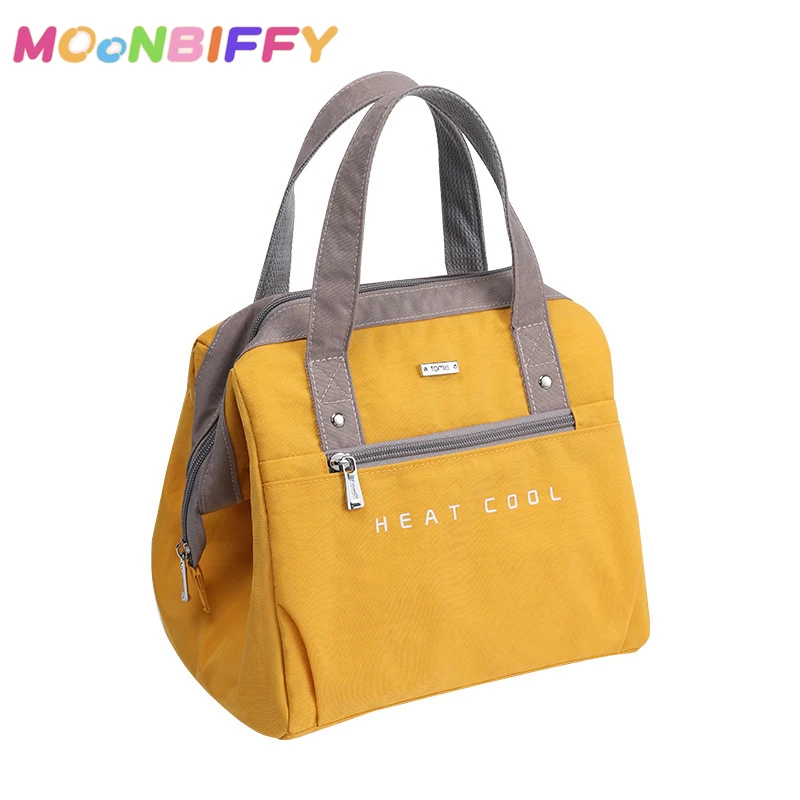 

Large Capacity Lunch Bag for Kids Waterproof Concise Convenient Fresh Bags Thermal Breakfast Food Box Portable Picnic Travel
