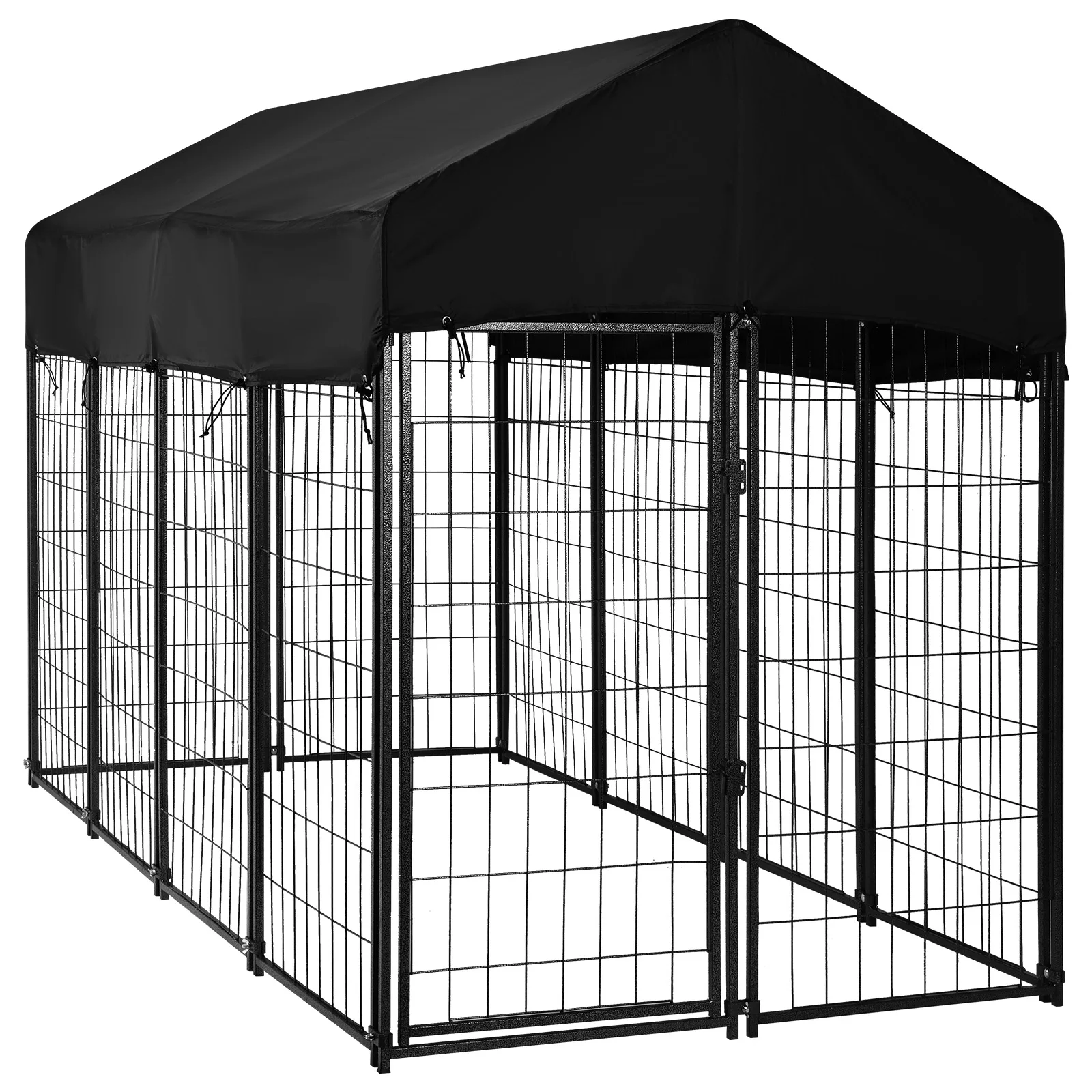 Outdoor Secure Wire Crate Kennel Anti-Rust Heavy Duty Welded Wire Steel Dog Playpen Fence Steel Material for Medium To Small Dog