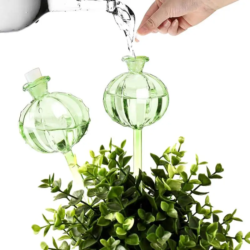 

2/3Pcs Plant Self Watering Globes Automatic Plant Water Feeder Glass Bulbs Flowerpot Drip Irrigation System Home Office Supplies