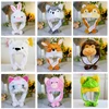 Plush Cute Rabbit Panda Tiger Puppy Animal Hat Funny Cartoon Kawaii Hat for Women Girls Halloween Christmas Cosplay Party Cap 1