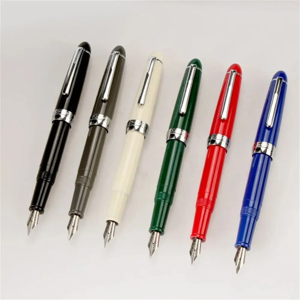 Office Supplies 12 Colors 0.5mm Silver Clip Stationery School 992 Fountain Pen Student Fountain Pen Ink Pens Writing Ink Pens