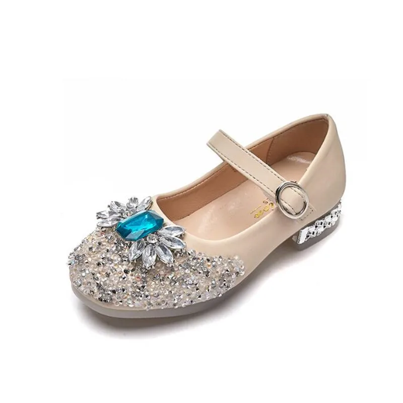 

Bowknot Girls Leather Shoe Soft Kids Wedding Shoes Fashion Child Dance Shoe