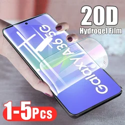 Premium Hydrogel Film Soft Screen Protector for Samsung Galaxy A36 5G (1 - 5 Pack) (A36 5G)