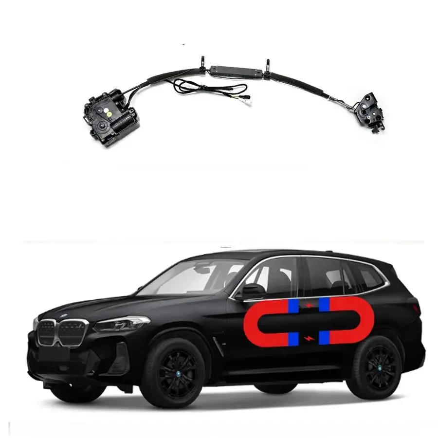 

Механический замок для BMW IX3 2020-2022, модификация к электрической всасывающей двери, автоматический замок, мягкие автомобильные детали