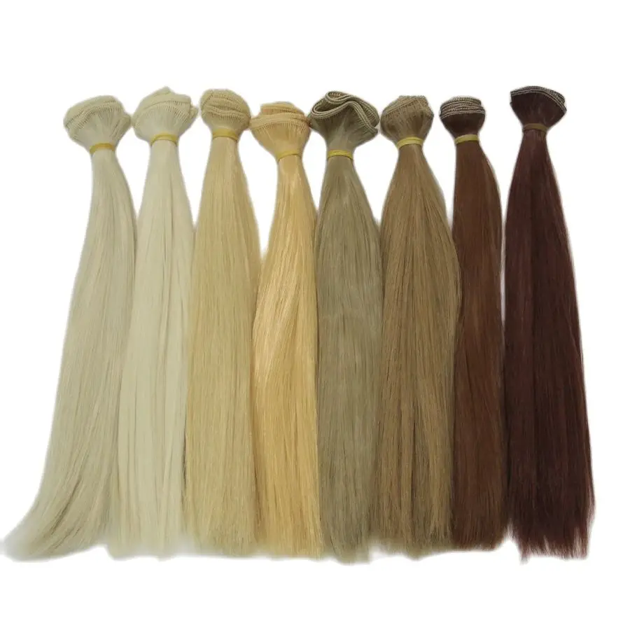 Doll Accessory Dolls Wig Hair Pure Color 25cm*100CM 1PC 1/3  Straight Wig Hair for BJD DIY Accessories Kids Toys pt 31 pt31 pt 31 plasma cutting torch spacer straight guide roller wheel compass cutter part accessory