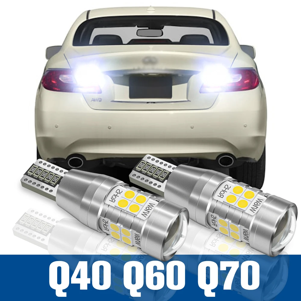 

2pcs LED Reverse Light Back up Lamp Accessories Canbus For Infiniti Q40 Q60 Q70 2013 2014 2015