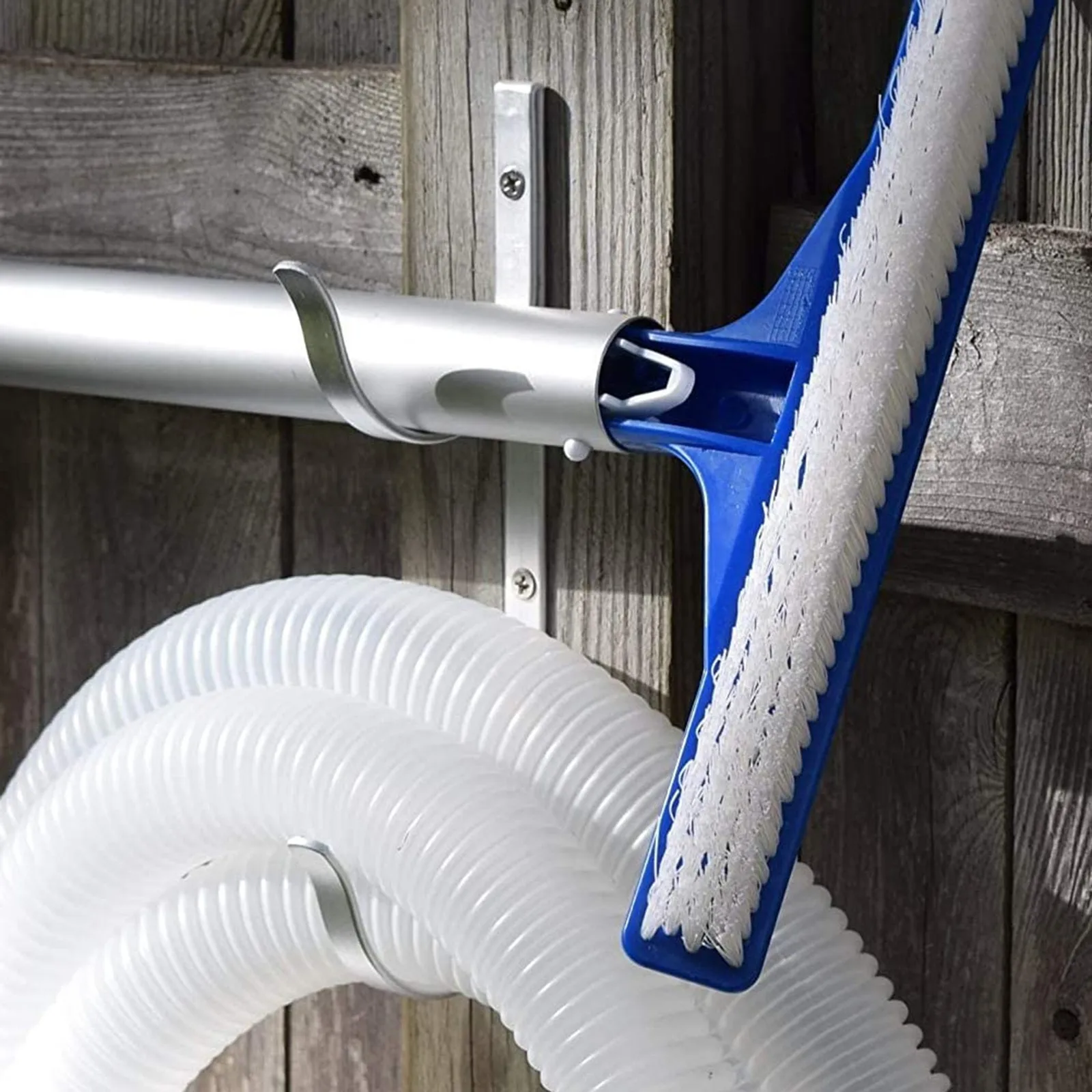 2PCS hook telescopic rod hooks portable aluminum alloy multi-function organizer swimming pool hook accessories