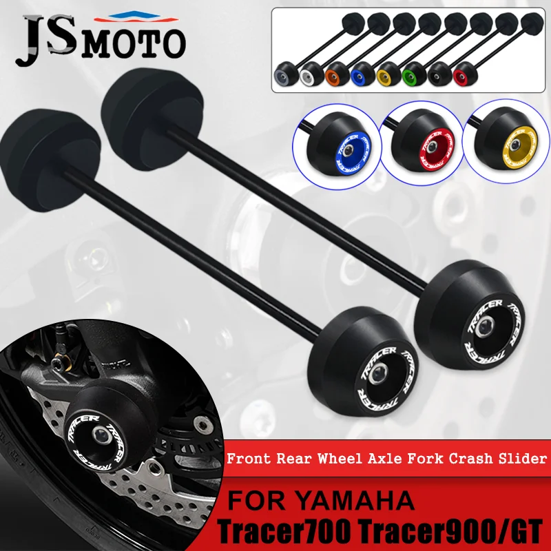 

For Yamaha TRACER Tracer900 900GT Tracer700 700GT Motorcycle Rear Front Axle Fork Wheel Cap Crash Sliders Falling Protector Pad