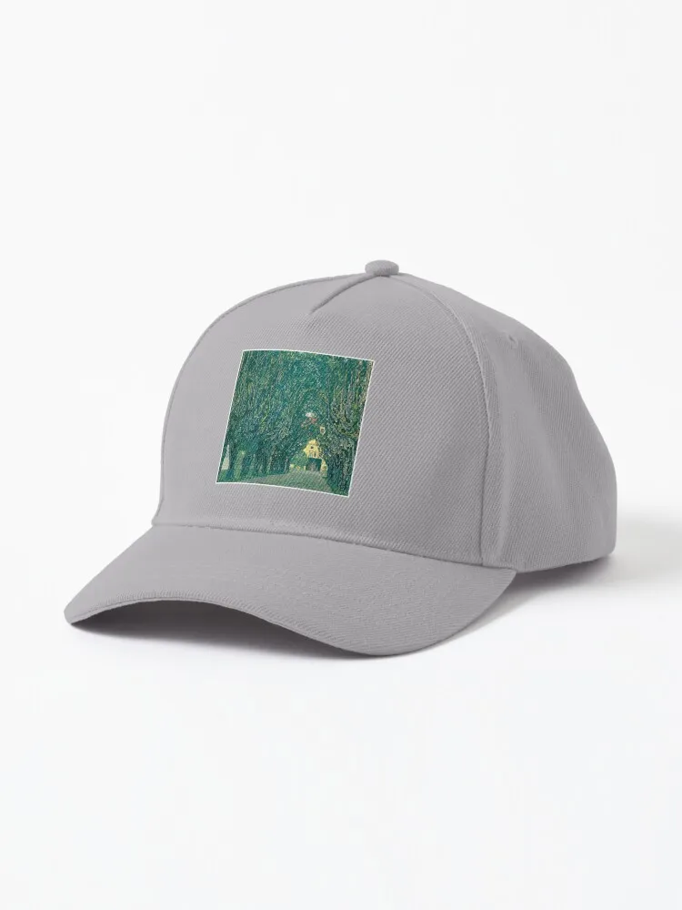 

GUSTAV KLIMT : Vintage 1917 Alley in Front of Castle Chamber Print Cap fur cap snapback snapback caps gendarmerie