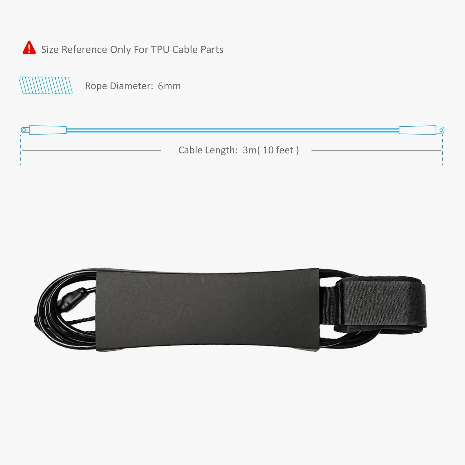 Surfing Ankle Leash Boarding Surfboard Leash Accessories for Boards Stand up Paddle Board Paddleboard Longboard Men Women
