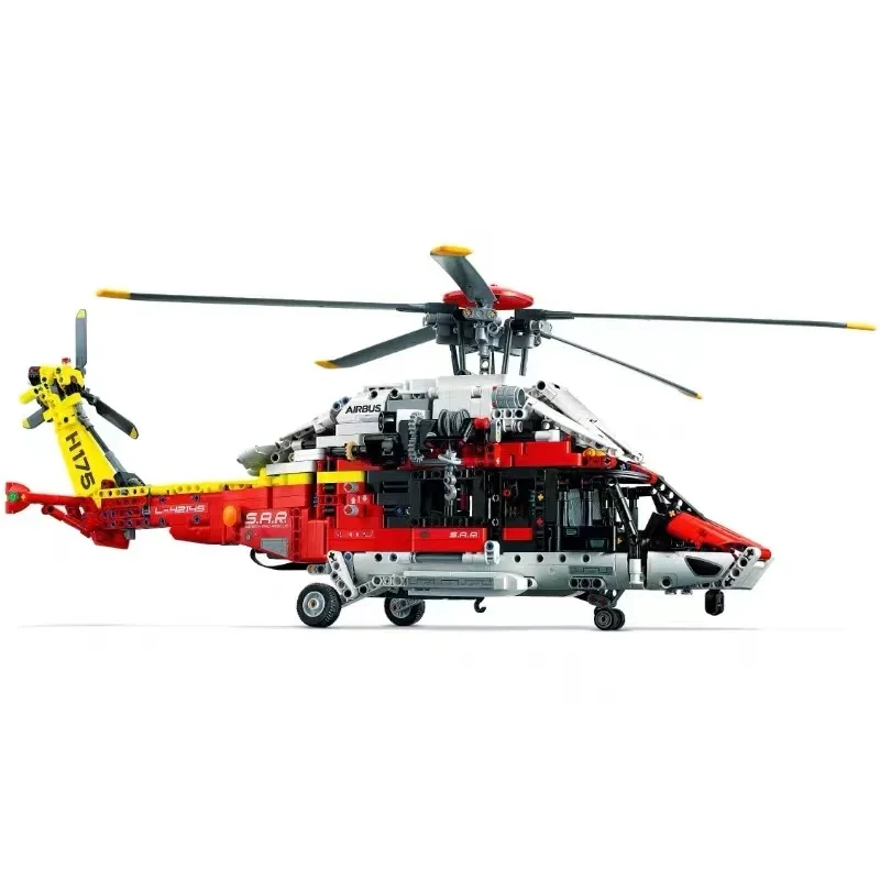 New In Stock Technical Airbus H175 Rescue Helicopter 42145 Building Blocks Plane Model Brick Educational Toys for Children Gifts 5 New In Stock Technical Airbus H175 Rescue Helicopter 42145 Building Blocks Plane Model Brick Educational Toys for Children Gifts 5