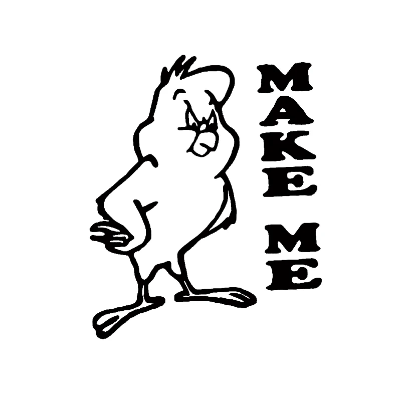 

16*13 см, наклейка на бампер MAKE ME, наклейка на бампер, новинка дрейф JDM, автомобильные наклейки и наклейки, забавные