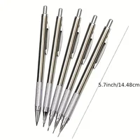 Mechanical Pencil Set 0.3 0.5 0.7 0.9 1.3 2.0 3.0mm All Metal Art Drawing Automatic Pencil Office School Supplies 2