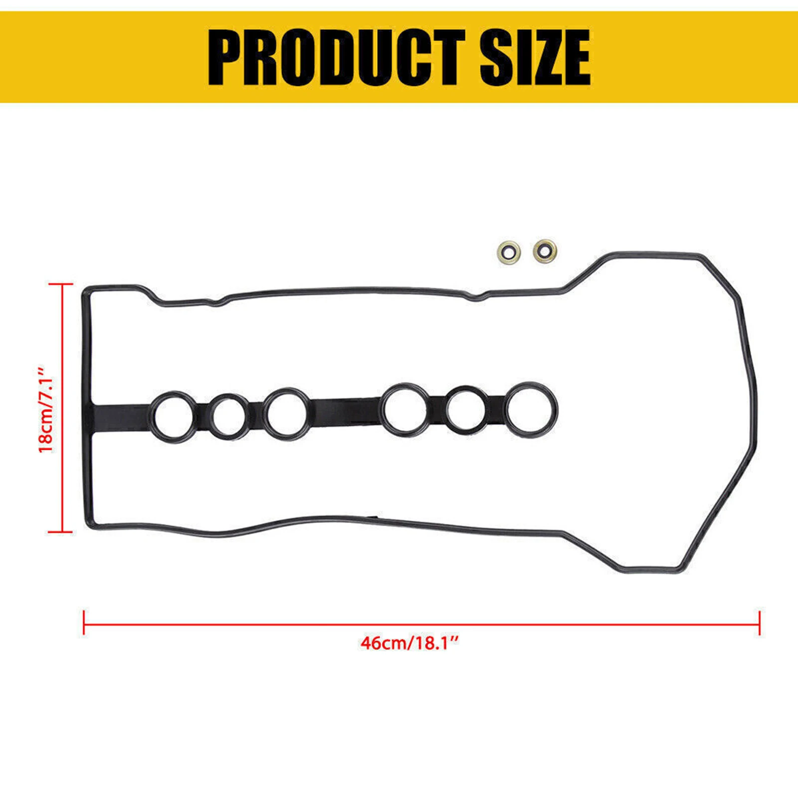 Car Engine Parts Valve Cover Gasket Accessories For Toyota Matrix Corolla Celica MR2 Chevy Prizm 2000 2001 2002 2003-08 VS50542R