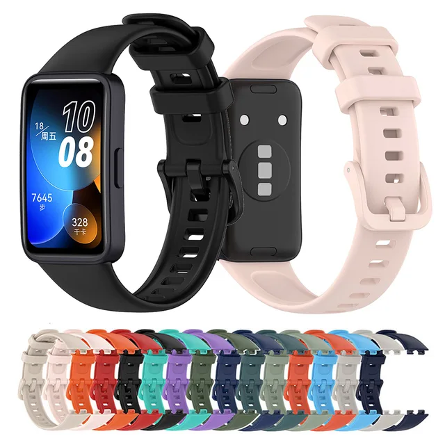 Correa de muñeca de silicona para Huawei Band 8 9 10 pulsera cinturón