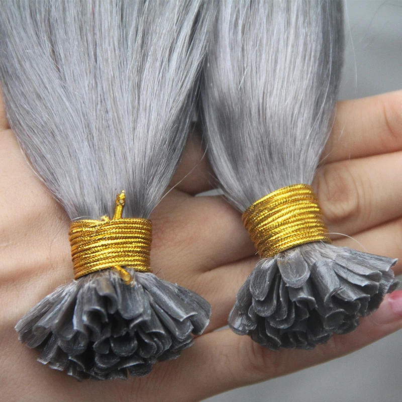 U Tip Human Hair Extension Silky Straight #99J Blonde Pre Bonded Keratin Nail Fusion Hair Extensions Virgin 1g/s 28 30inch hair extensions