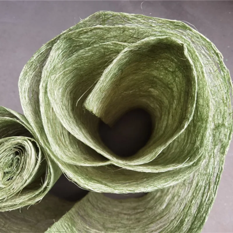 European and American Environmentally Friendly Future Green Rattan Mesh Designer Silhouette Hollow Mesh Fabric Shape Hard
