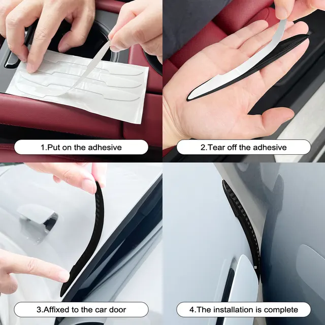 Car Side Door Edge Anti-Collision Scratch Protector Strip For