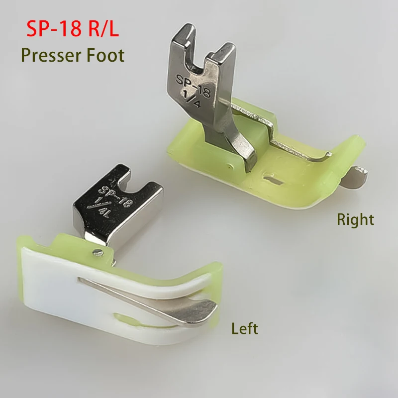 1PC Single Needle Presser Foot SP-18 Industrial Flat Sewing Machine With Knife Open Thread Tangent Left-Right Presser Foot 2