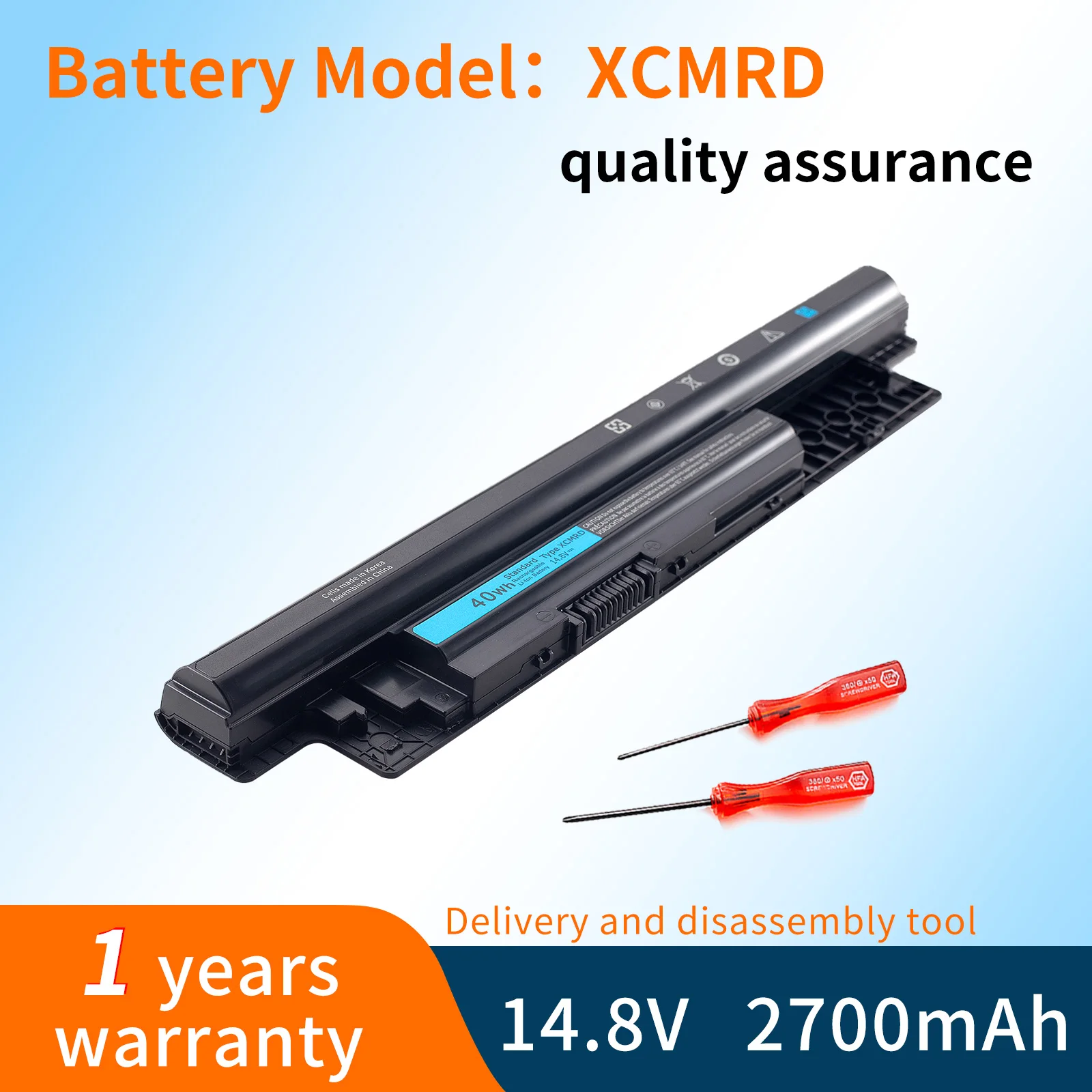 

BVBH XCMRD 65WH MR90Y Laptop Battery for Dell Inspiron 3421 3437 3442 3443 3521 3721 3737 5421 5437 5537 3537 5521 5721 5737