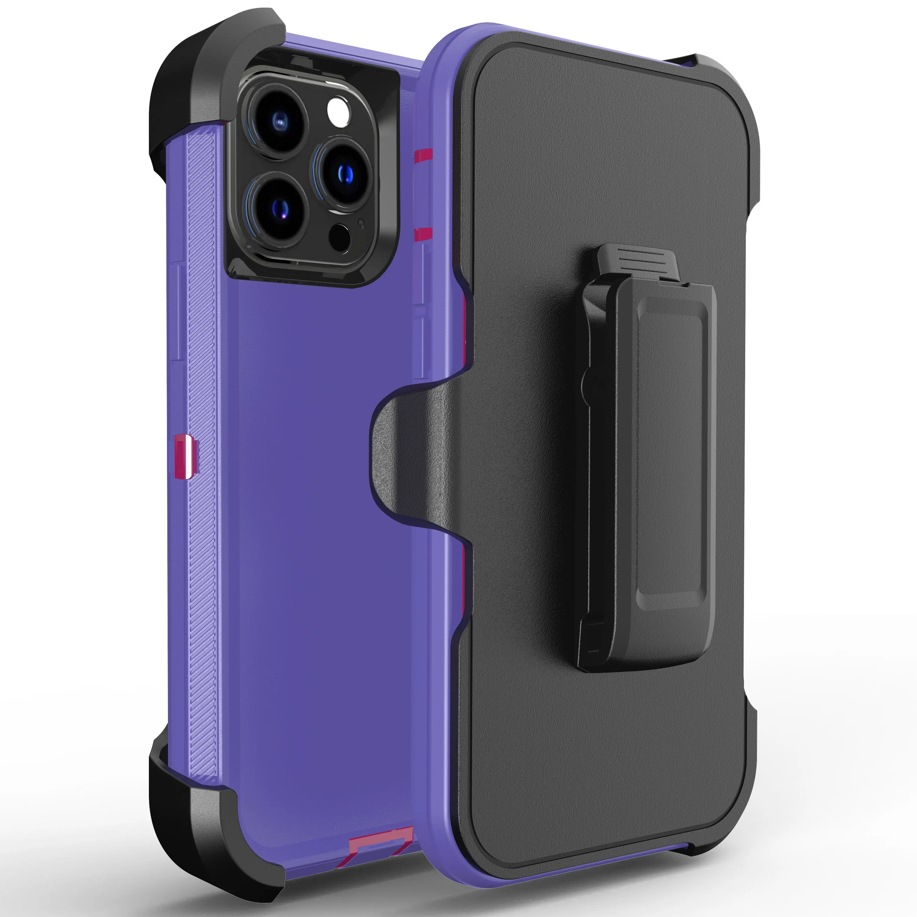 Original Heavy Duty Armor Case for iPhone 13 12 11 ProMax 3 in 1 Shockproof Case + Belt Clip for iPhone XS Max XR 6S 7P 8P moto g play case