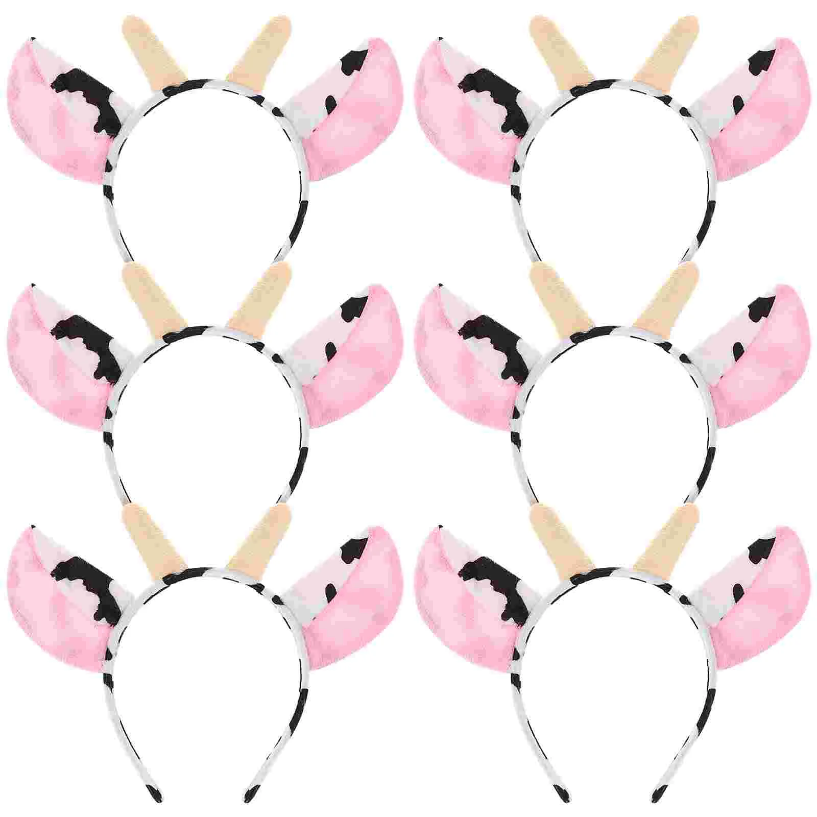 

6 Pcs Animal Headband Hairbands Girls Hoops Lovely Wear for Kids Headbands Aldult Party Decors Cloth Accessories Child Hairwear
