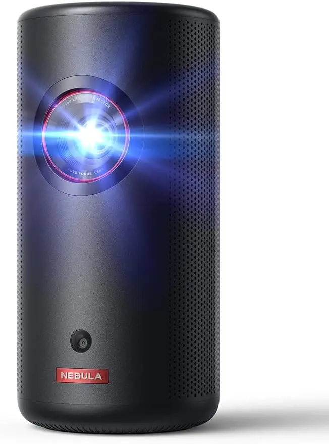 

NEBULA by Anker Capsule 3 Laser 1080p, Mini Smart TV Projector with wifi and bluetooth, Outdoor Portable Projector,
