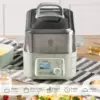 G553 5-Quart Electric Food Steamer for Cooking, One Touch Vegetable Steamer, Digital Multifunctional Steamer, Quick Steam in 60s 4