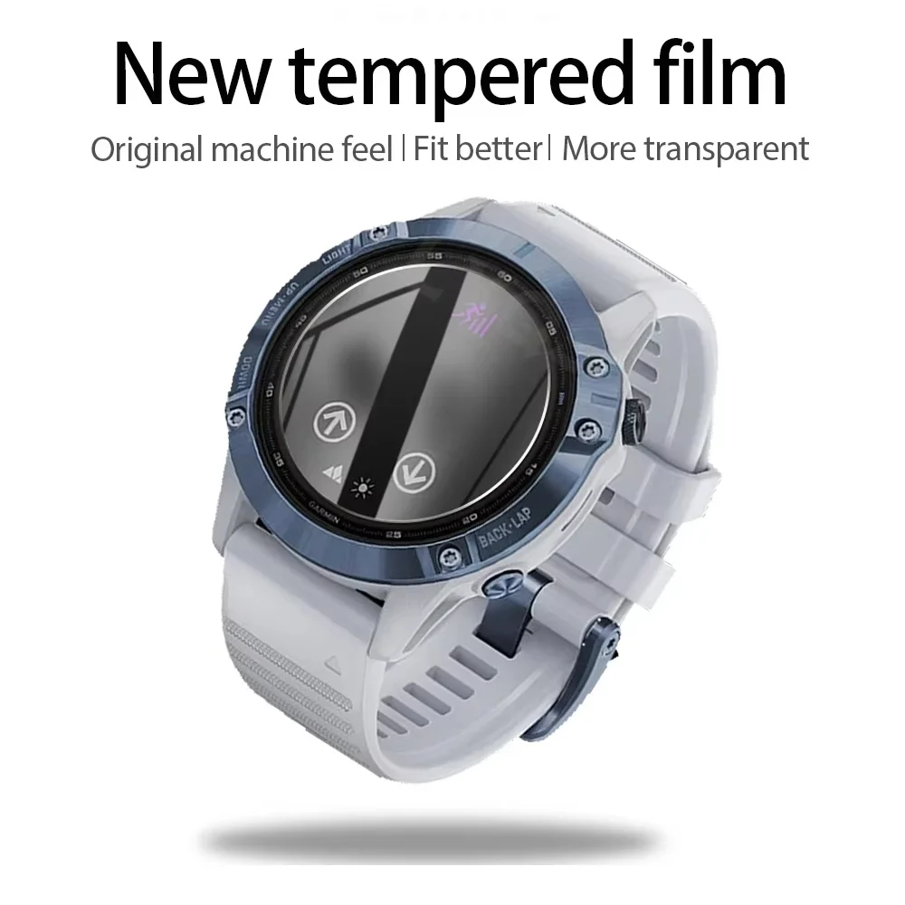Premium Tempered Glass Screen Protector Film for Smartwatches - 3 Pack