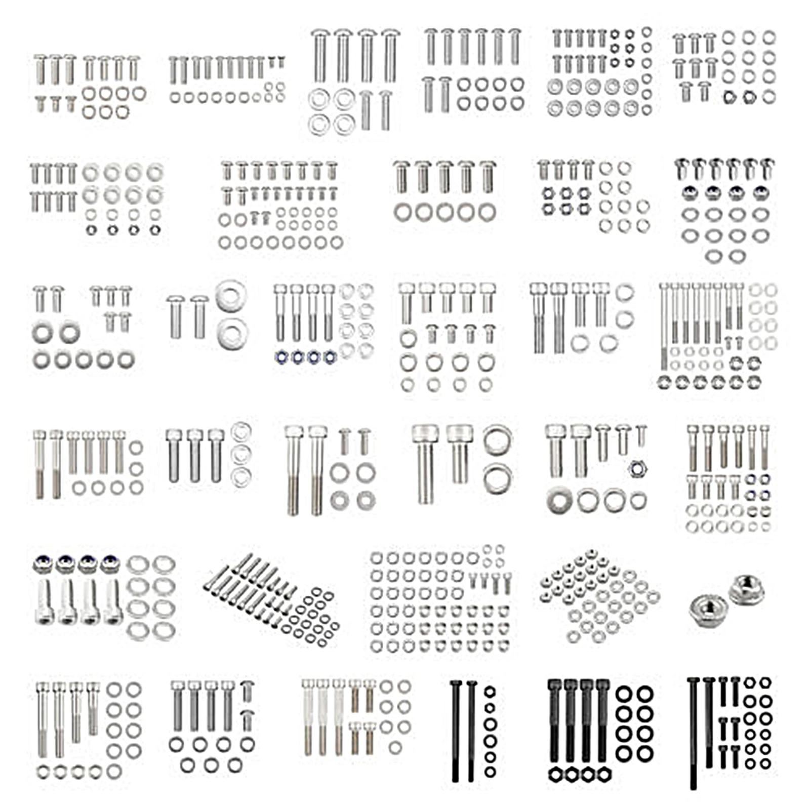 Per Yamaha Banshee 350 Bulloni Dadi Rondelle Vite Kit Di Montaggio Hardware Per 350 Parti Del Motore Banshee Yfz350 Yamaha