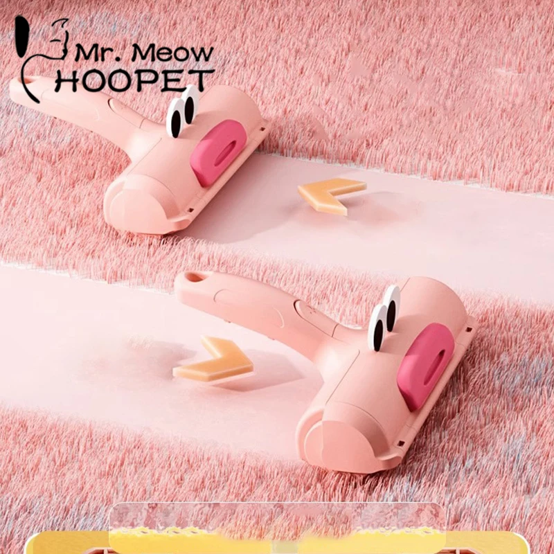 HOOPET Cat Hair Remover Roller Dog Fur Removing Tool Self Cleaning Base Easy to Operate Animal Hair Removal Pet Supplies