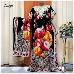 2023 Latest Hot Sale African Dress For Women Muslim Abaya Dubai Turkey Muslim Fashion Hijab Cotta Dress American Islam Clothing